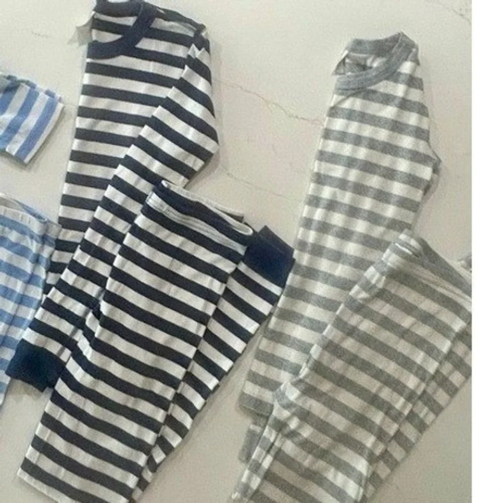 Hanna Andersson Youth Striped Pajama Set Bundle - 2 Pairs Size 14